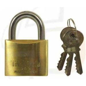 Tri Circle Brass Padlocks One Key Fits All Locks